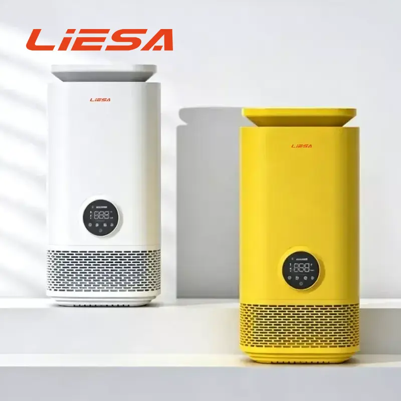 Teaglama Humidifier Purifier 2-in-1 le haghaidh Seomraí Leapa